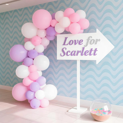 120Pcs 5Inch Pink Balloons, Small Light Pink Latex Balloons for Baby Bridal Shower Gender Reveal Birthday Party Decorations