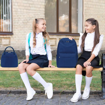 Teens Backpack Set Girls School Backpack Lunch Box Pencil Bags Student Bookbags 3 in 1