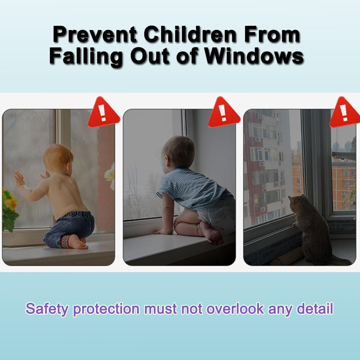 Sliding Door Lock for Child Safety 2 Pack, Sliding Patio Door Lock for Child Proof, Glass Window Door Stopper for Childproof, Childproof Window Lock for Toddler Kids and Baby Proofing（Clear）