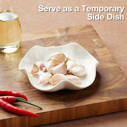 Ceramic Spoon Rest, 5.3In Black & White Pattern, Heat Resistant Cooking Spoon Holder for Kitchen Countertop, Stove Top, Spatula, Ladle, Coffee Spoon Rest