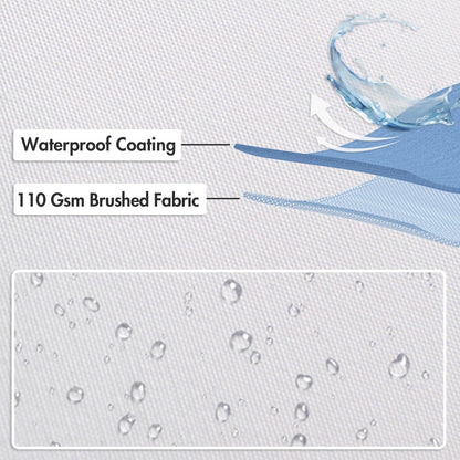 Set of 4 Waterproof 18x18 Outdoor Throw Pillows - Soft Support Inserts for Patio Furniture and Garden Decor