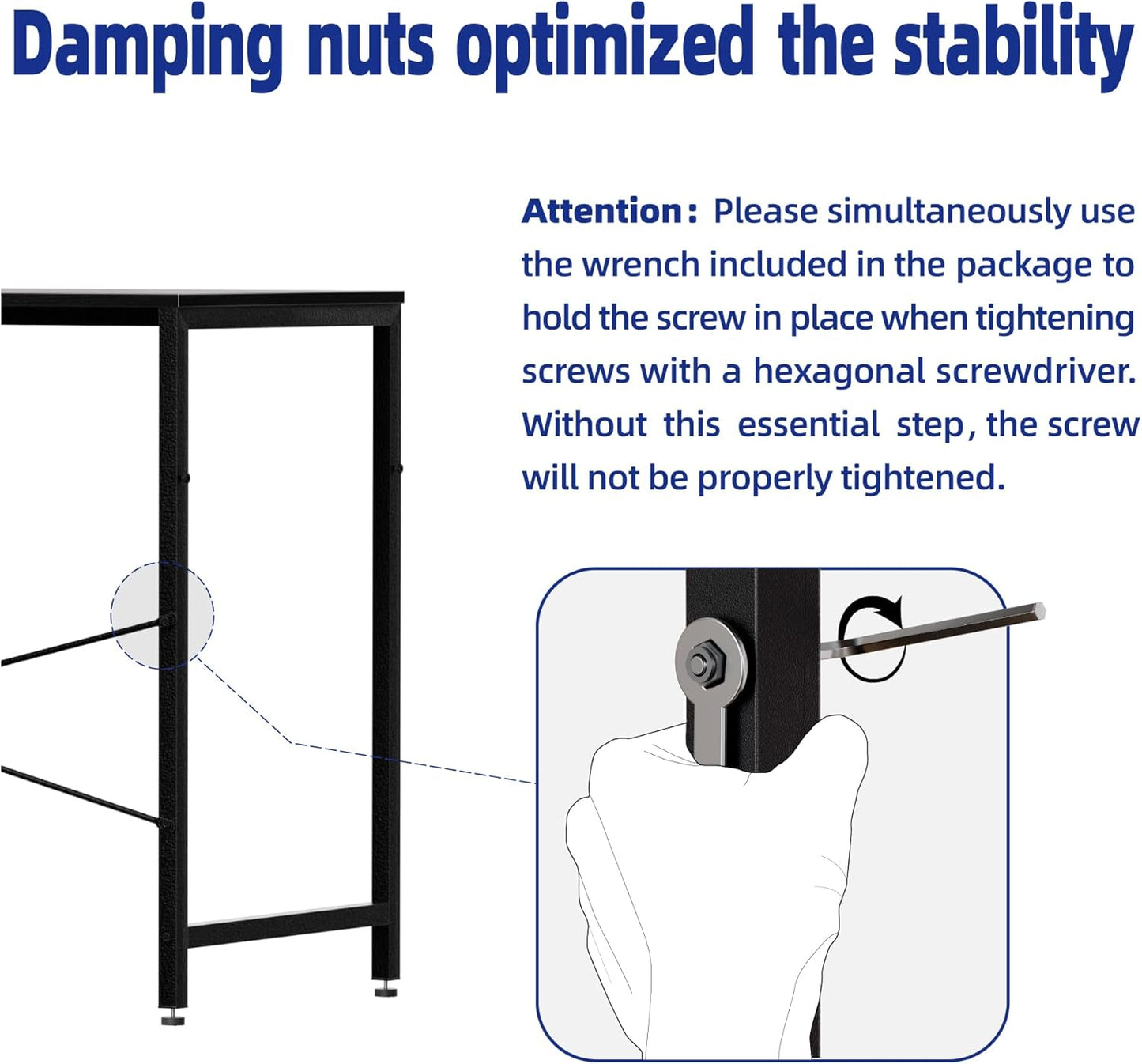 32 Inch Computer Desk for Small Spaces with Storage Bag, Home Office Work Desk with Headphone Hook, Small Study Writing Table