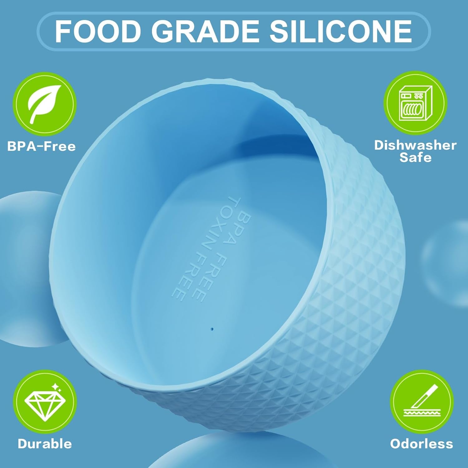 Silicone Boot for Owala Water Bottle 40 Oz, Anti-Slip Protective Sleeve for Freesip/Twist/Flip Stainless Steel Water Bottles Accessories