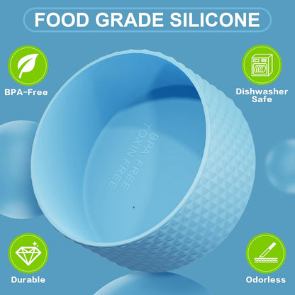 Silicone Boot for Owala Water Bottle 40 Oz, Anti-Slip Protective Sleeve for Freesip/Twist/Flip Stainless Steel Water Bottles Accessories