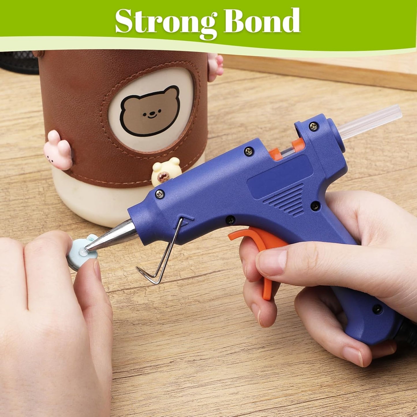 200 Pcs Mini Hot Glue Sticks, 0.27" Diameter and 4" Length – All Temperature Compatible for DIY, Crafting, Repairs – Strong Bond, Compatible with All 0.27" Mini Glue Guns