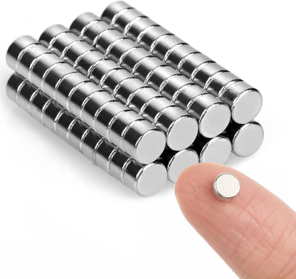 80 PCS Small Magnets 5X3Mm, Neodymium Magnet Round, Strong Magnet, Fridge Magnets Adult for Whiteboard, Fridge, Home, Kitchen, Office