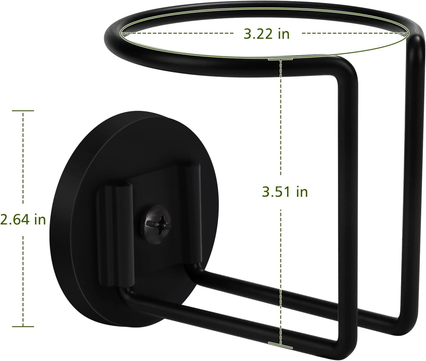 Magnetic Cup Holder,  SUS 304 Stainless Steel Magnetic Cup Caddy, Magnetic Drink Holder for Tractor Mower Truck School Bus Refrigerator Treadmill, Magnet Can Holder on Metal Surface(1 Pack)