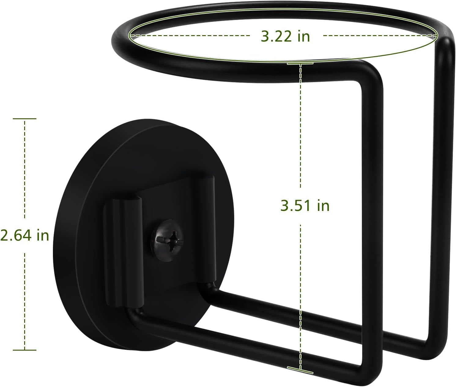 Magnetic Cup Holder,  SUS 304 Stainless Steel Magnetic Cup Caddy, Magnetic Drink Holder for Tractor Mower Truck School Bus Refrigerator Treadmill, Magnet Can Holder on Metal Surface(1 Pack)