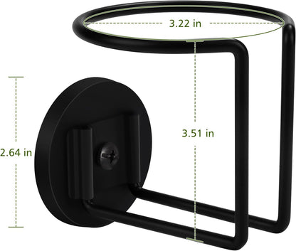 Magnetic Cup Holder,  SUS 304 Stainless Steel Magnetic Cup Caddy, Magnetic Drink Holder for Tractor Mower Truck School Bus Refrigerator Treadmill, Magnet Can Holder on Metal Surface(1 Pack)
