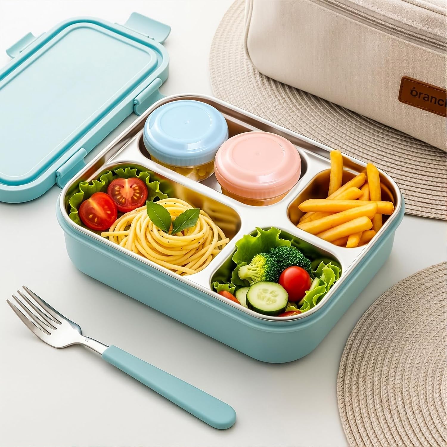 8 Pack 2 Oz Salad Dressing Container to Go, Small Condiment Containers with Lids for Lunch Bento Box, Reusable Plastic Snack Jars, Deli Containers, Colorful Sauce Cups, Dishwasher Safe