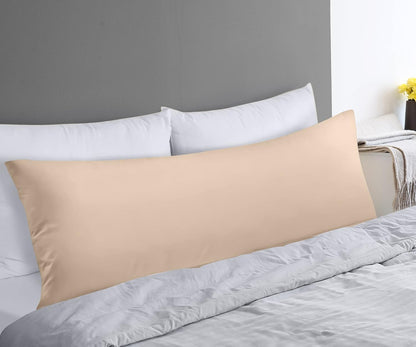 Full Body Pillow for Adults (Beige, 20 X 54 Inch), Long Pillow Insert for Sleeping, Ideal for Side Sleepers