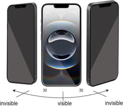 Privacy Screen Protector for Iphone 16E / Iphone 14 / Iphone 13 / Iphone 13 Pro [6.1 Inch] 2 Pack anti Spy Private Tempered Glass Anti-Scratch Case Friendly [Not for Iphone 16 6.1 Inch]
