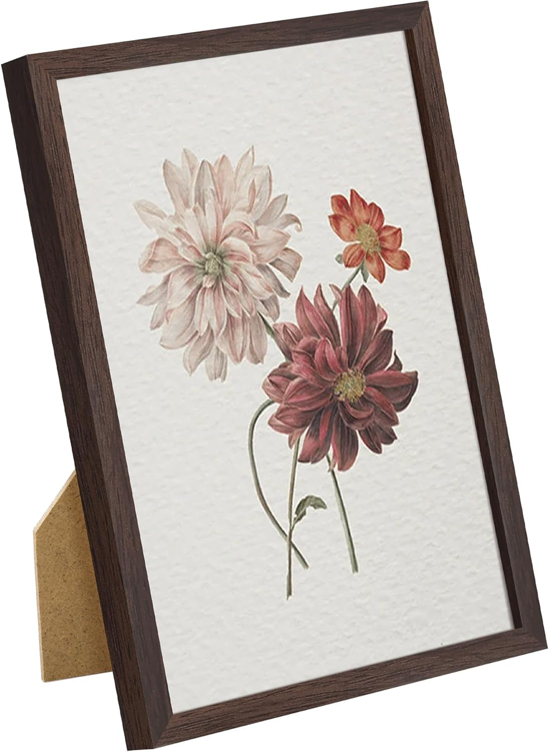 3 Pack 4X6 Frames Bunle with 5X7 Brown Picture Frames