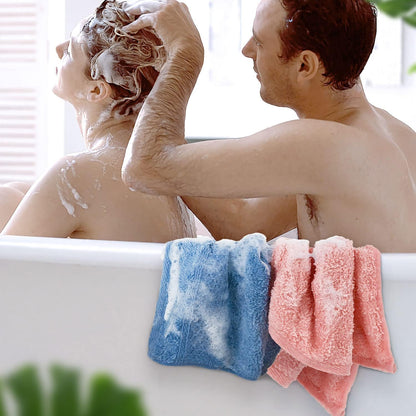 100% Cotton Wash Cloths 12 Pack Bath Washcloths Facecloths, 13 by 13 Inches Large Bathroom Washcloth Set 12 Assorted Colors (Multi, 12)