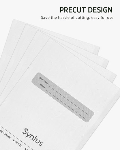 Vacuum Sealer Bags, 100 Count Quart 8" X 12" Comercial Grade Precut Bag for Food, BPA Free Food Vac Bags for Storage, Meal Prep or Sous Vide