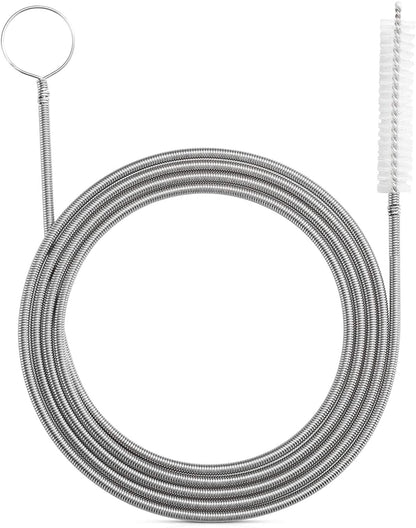 Long Drain Brush Flexible Feeding Tube Brush Slim Cleaning Brush Hose Pipe Brush