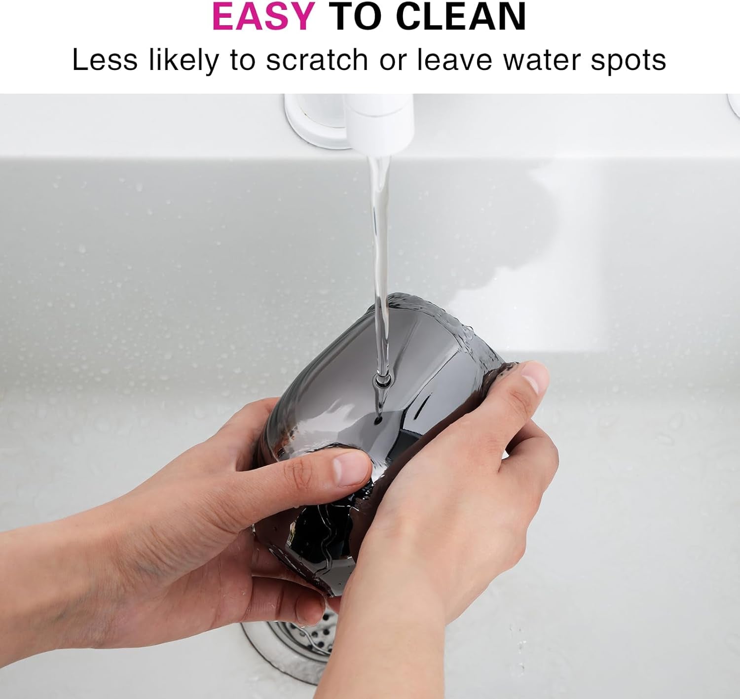 Black Stainless Steel Wine Glasses Set of 4, 18Oz Unbreakable Stemless Metal Wine Glass for Outdoor, Travel, Camping, Pool