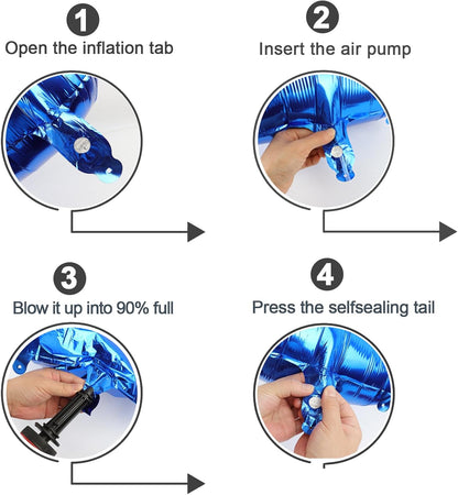 40 Inch Navy Blue 1 Balloon for First Birthday, Blue One 1St Number Balloon Birthday Decorations for Boy Man Toddler Baby, 10Th 21St, Giant Number 1 Balloon