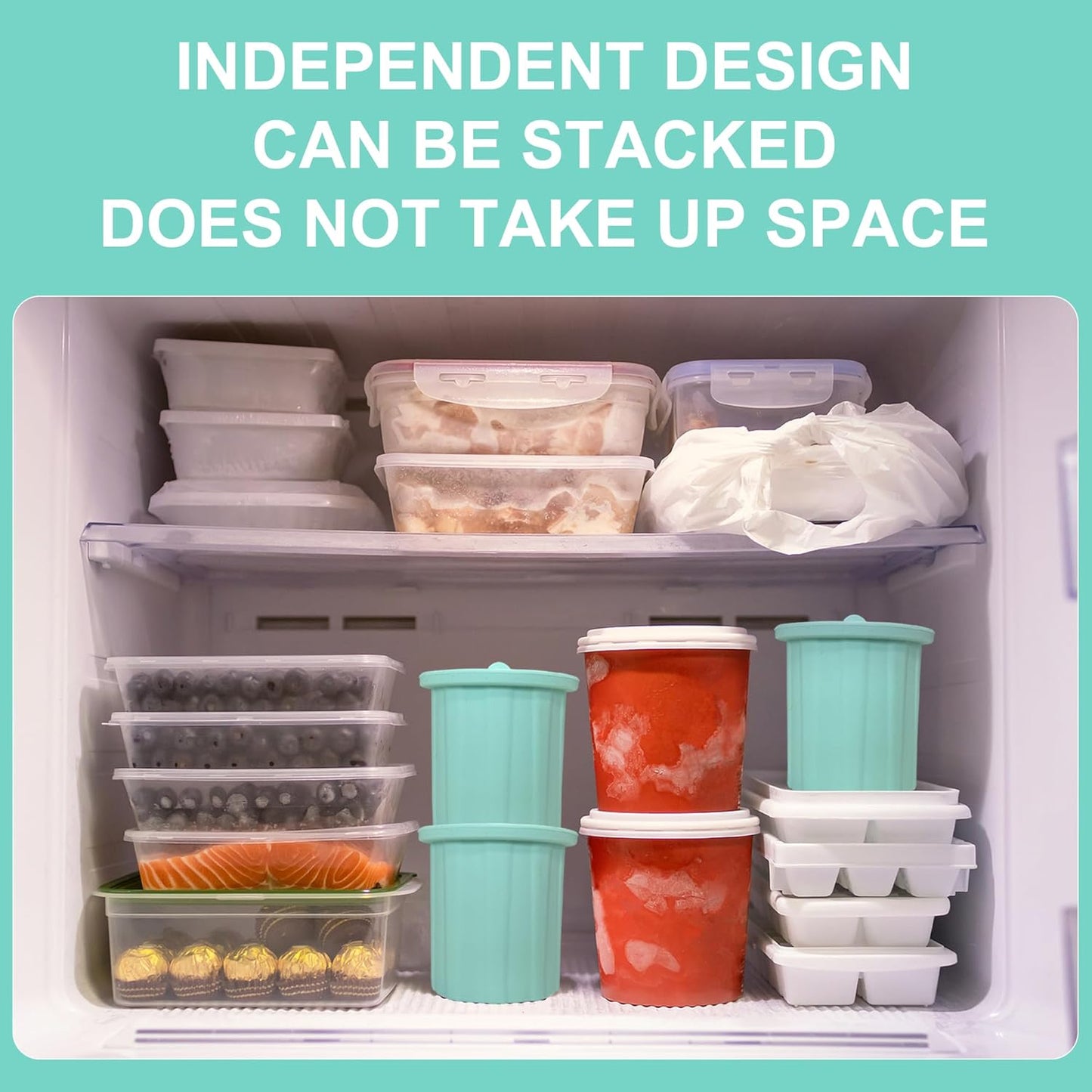 Ice Cube Tray for Owala Freesip Bottle 24-40Oz, No White Residue, Easy Fill and Release Ice Maker, 3 Pcs Silicone Ice Cube Molds for Chilling Cocktails, Whiskey, Drinks, Coffee