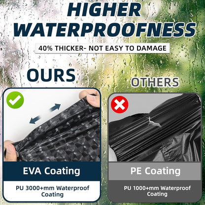 1 Pack Rain Ponchos for Adults Reusable, New Upgraded Thickened EVA Travel Raincoat Jacket with Hoods and Sleeves