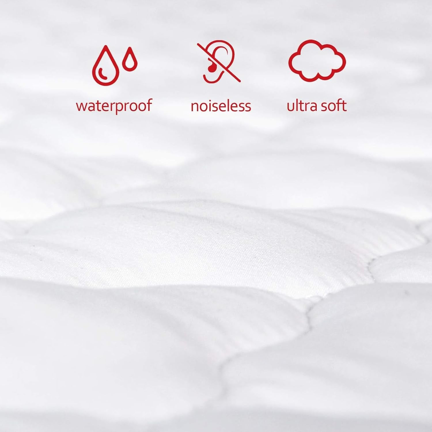Waterproof Pack and Play Sheets Compatible with 4Moms Breeze plus Playard, Pack and Play Mattress Pad, White