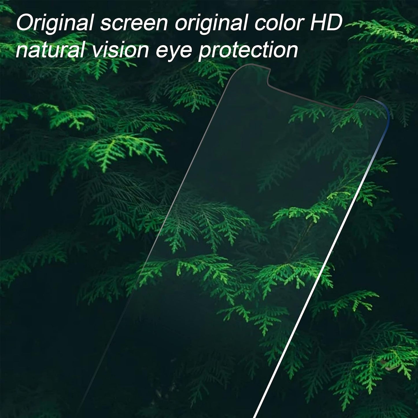 [Eye Protection] anti Blue Light Screen Protector for Iphone 12 Pro Max 2 Pack [6.7 Inch]+ 2 Pack Camera Lens Protector, Case Friendly Tempered Glass Film,[9H Hardness] - HD