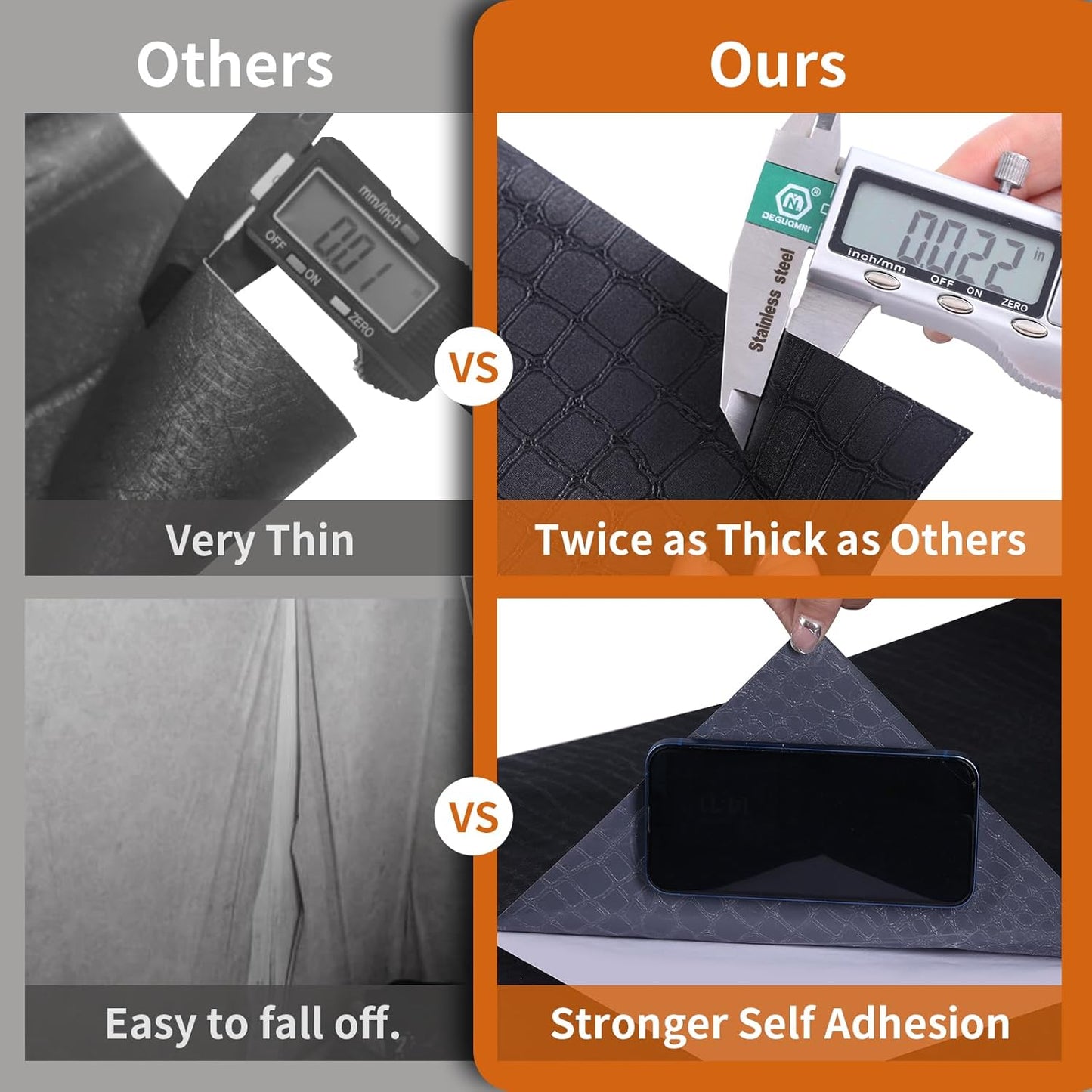 Black Peel and Stick Wallpaper - Removable Crocodile Self Adhesive Embossed Easy Peel off Contact Paper - Textured for Cabinet Bedroom 15.7" X 78.7"