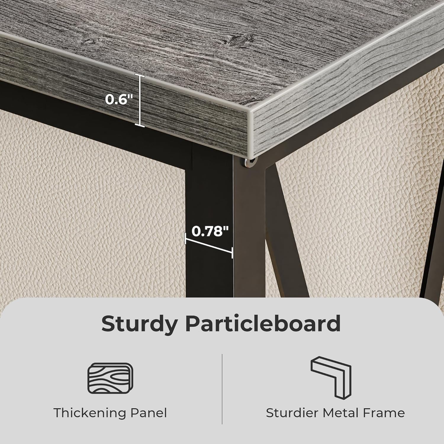 70-Inch Console Table with Integrated Outlets and USB-C Port, Extra Long X-Shaped Design for Entryway and Living Room, Metal Frame with Wooden Top, Grey Finish