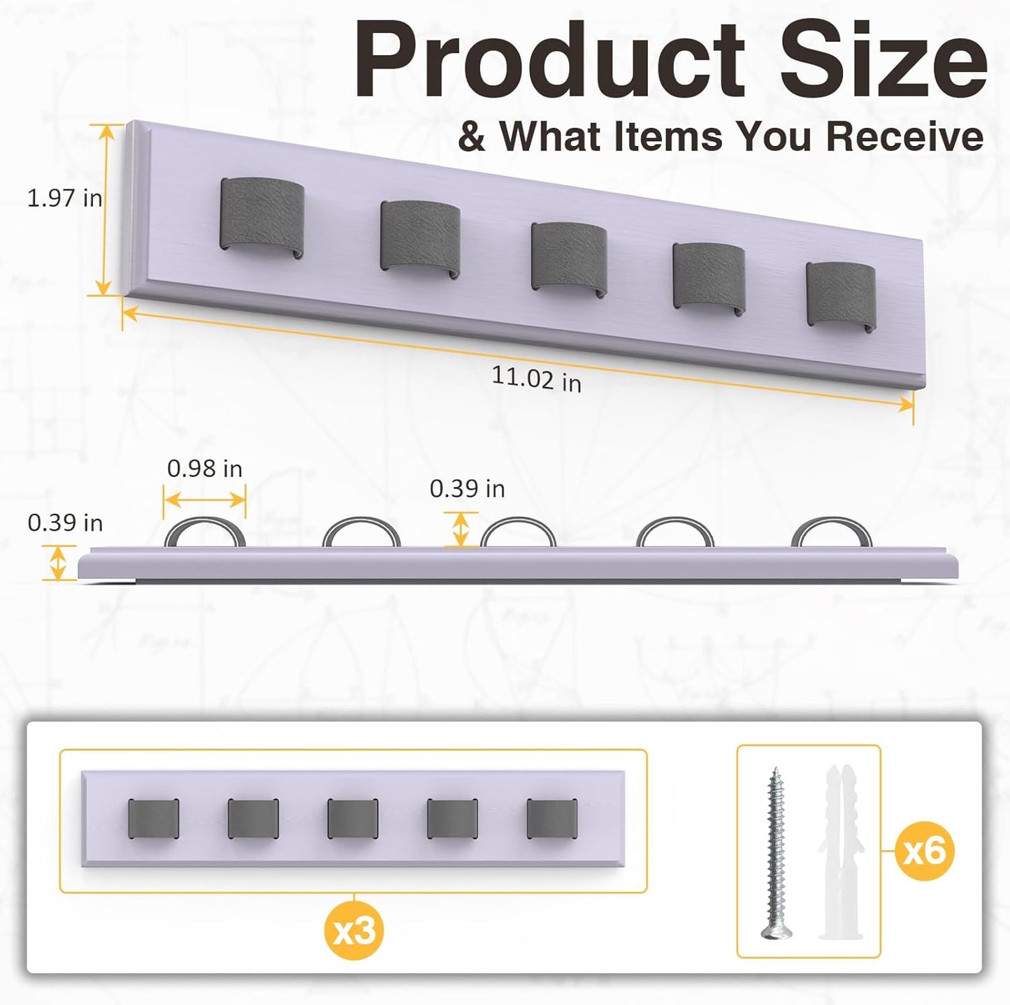 3 Pack Sunglass Organizer, Wall Mounted Sunglasses Organizer, Wooden Glasses Holder Sunglass Holder, Sunglasses Rack for Hanging Your Multiple Eyeglasses, for Wall, Home Decor(Purple)