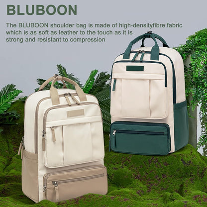 Laptop Backpack for Women Water Resistant Carry on Backpack Work Business Travel Bookbag Fashion College Schoolbag Fits 15.6 Inch Laptop Bag