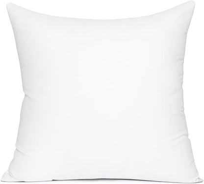 20X20 Inch Throw Pillow Insert Premium Throw Pillow Polyester Microfiber Stuffer Pillow for Sofa Bed Couch