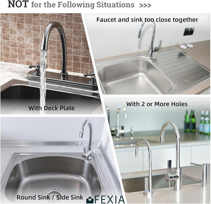 Faucet Mat Kitchen Sink 23.6" Long Diatomite Water Absorbing Stone Quick Drying Tray Sink Splash Guard for Bathroom Kitchen Counter Vanity Sink Organizer, Stone Drying Mat for Kitchen Counte