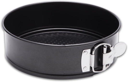 9 Inch Non-Stick Cheesecake Pan Springform Pan with Removable Bottom/Leakproof - Black