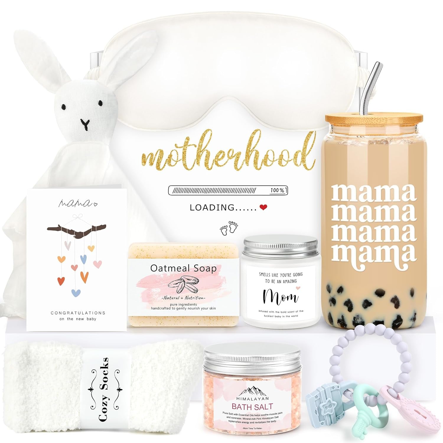 Postpartum Care Package for New Mothers - Thoughtful Gift Basket for New Moms, Ideal for Baby Showers and First-Time Moms