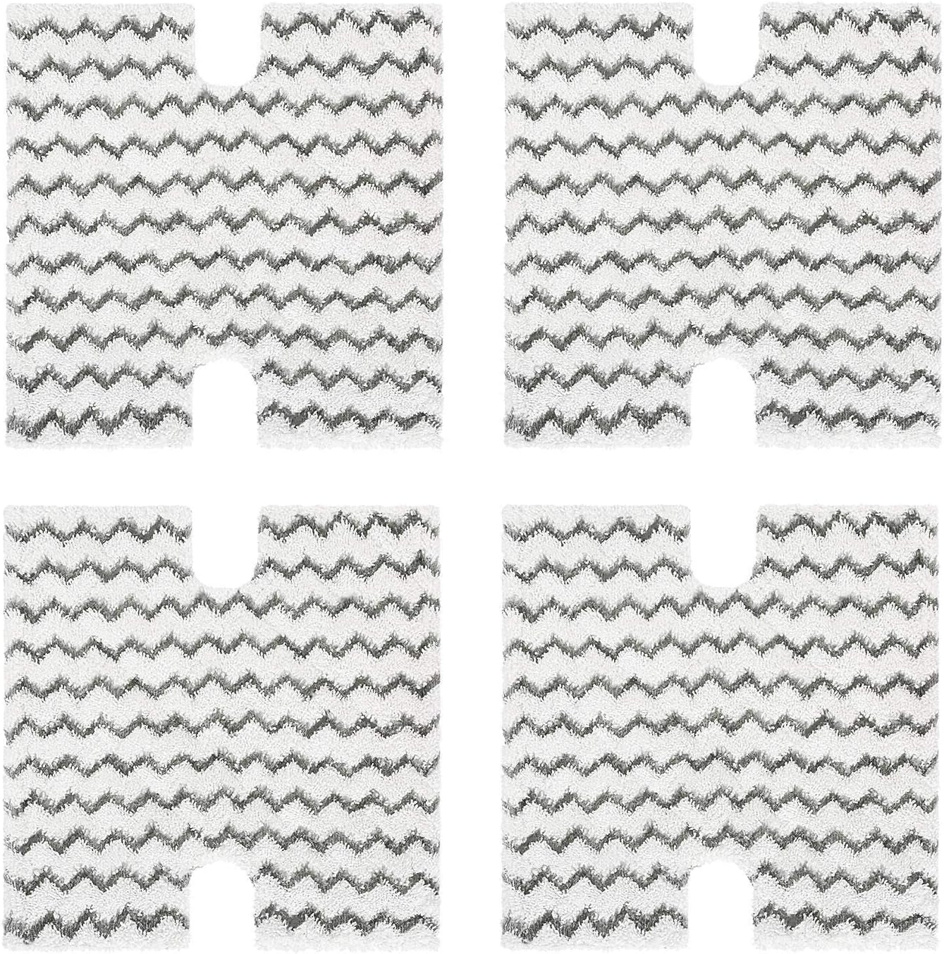 Replacement Steam Mop Pads (4 Pack) for Shark Lift-Away Pro & Shark Genius Mop Systems Compatible with Models S3973, S3973D, S3973WM, S5001, S5002Q, S5003A, S5004, S5004W, S6001W, S6001WM, S6002, S6002C, S6003D, S6003W