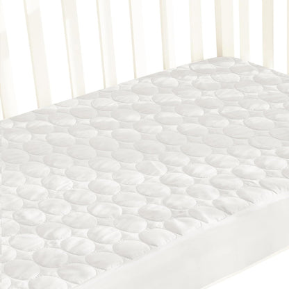 Crib Mattress Protector Pad Waterproof, Toddler Waterproof Crib Mattress Cover, Machine Washable & Dryer Fit Baby Toddler Bed Mattress Protector (Standard Size 52” X 28”)