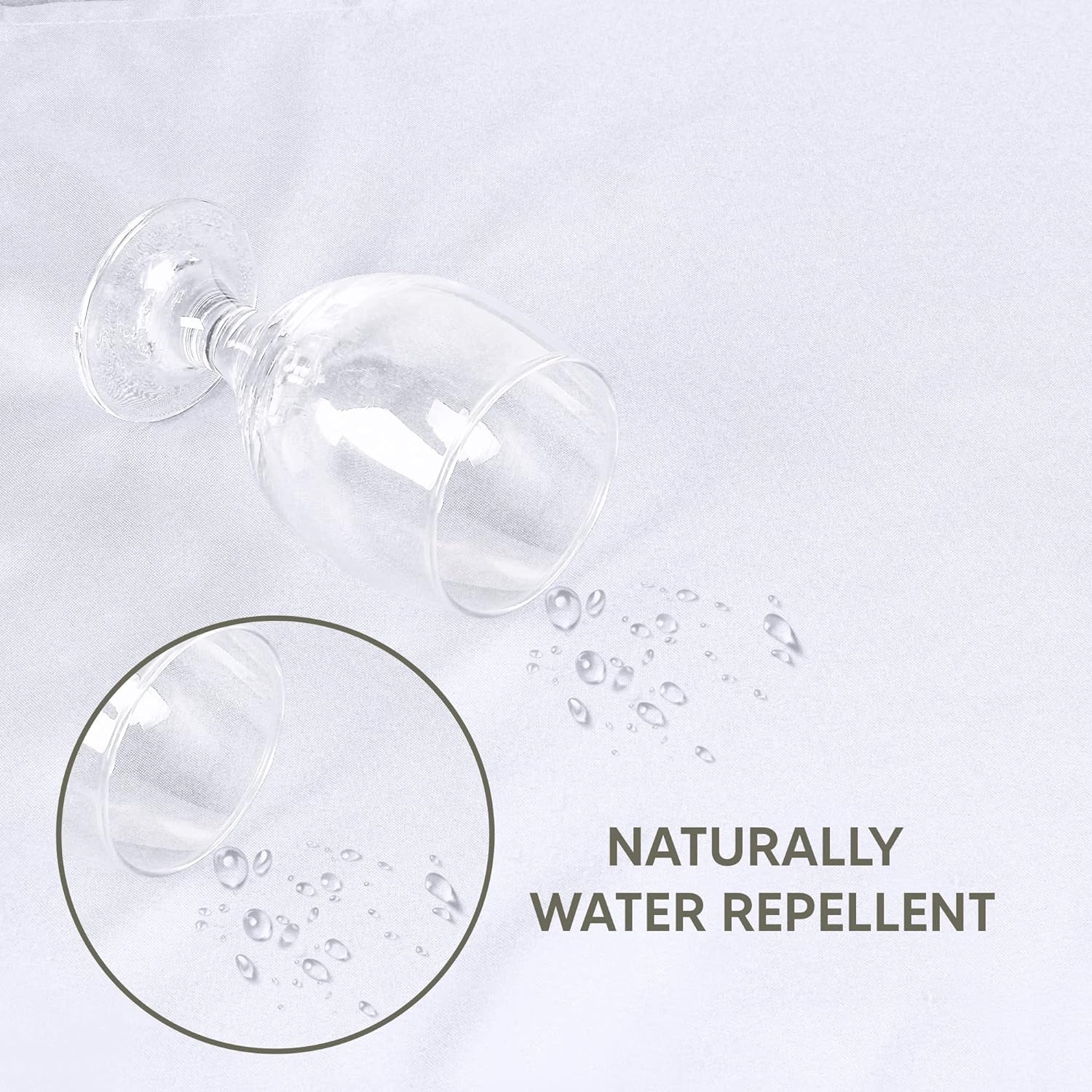 2 Pack 6 Foot Rectangle Table Cloth [60X102 Inches, White] Stain and Wrinkle Resistant Tablecloth Washable Polyester Cover for Dining, Buffet Parties, Picnic and Weddings