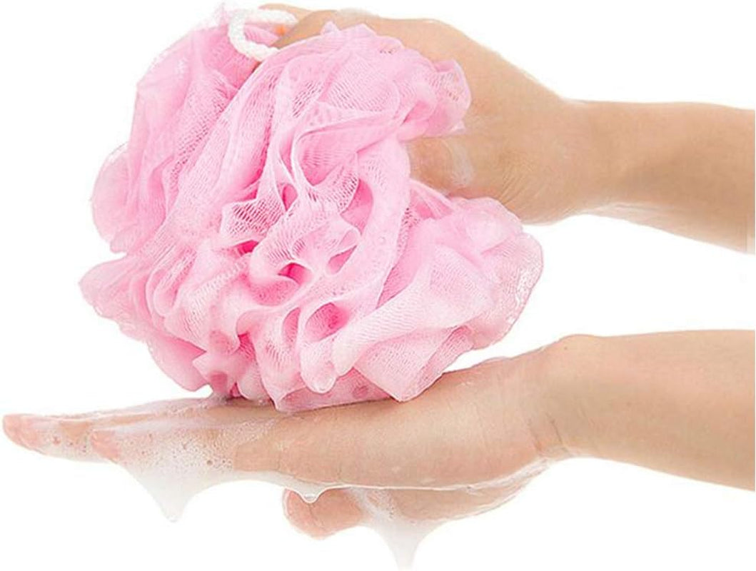 10 Pack of Bath Loofah Shower,Small Size Sponge Pouf Body Scrubber Exfoliator Scrubber Ball,Mesh Bath and Shower Sponge for Kids Women Men Body Wash Bathroom