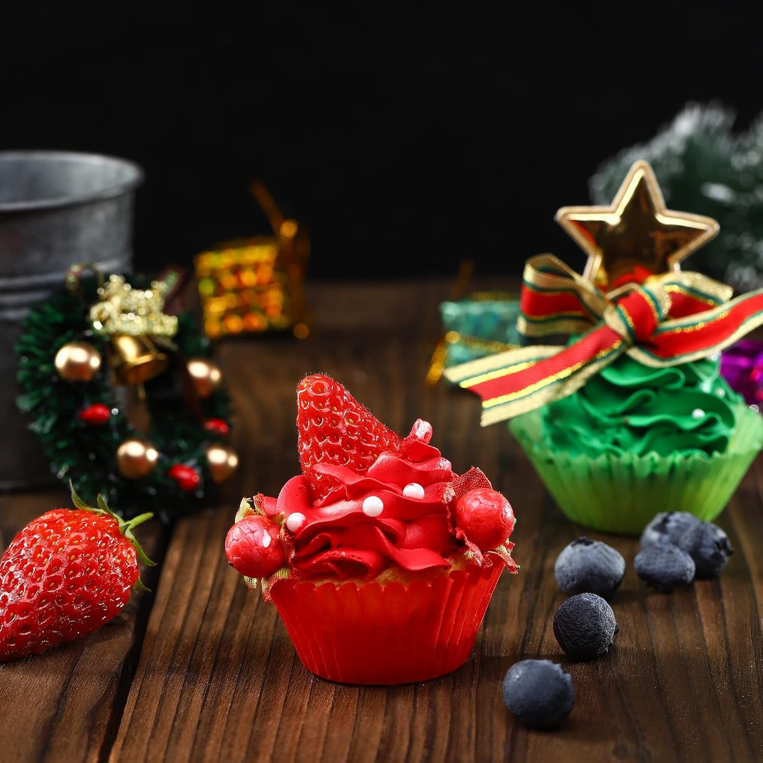 Non-Stick 400Pcs Mini Cupcake Liners for Baking, Natural Parchment Muffin Liners for Mini Muffin Pan, Cupcake Pan, Food Grade, Non Stick, Greaseproof