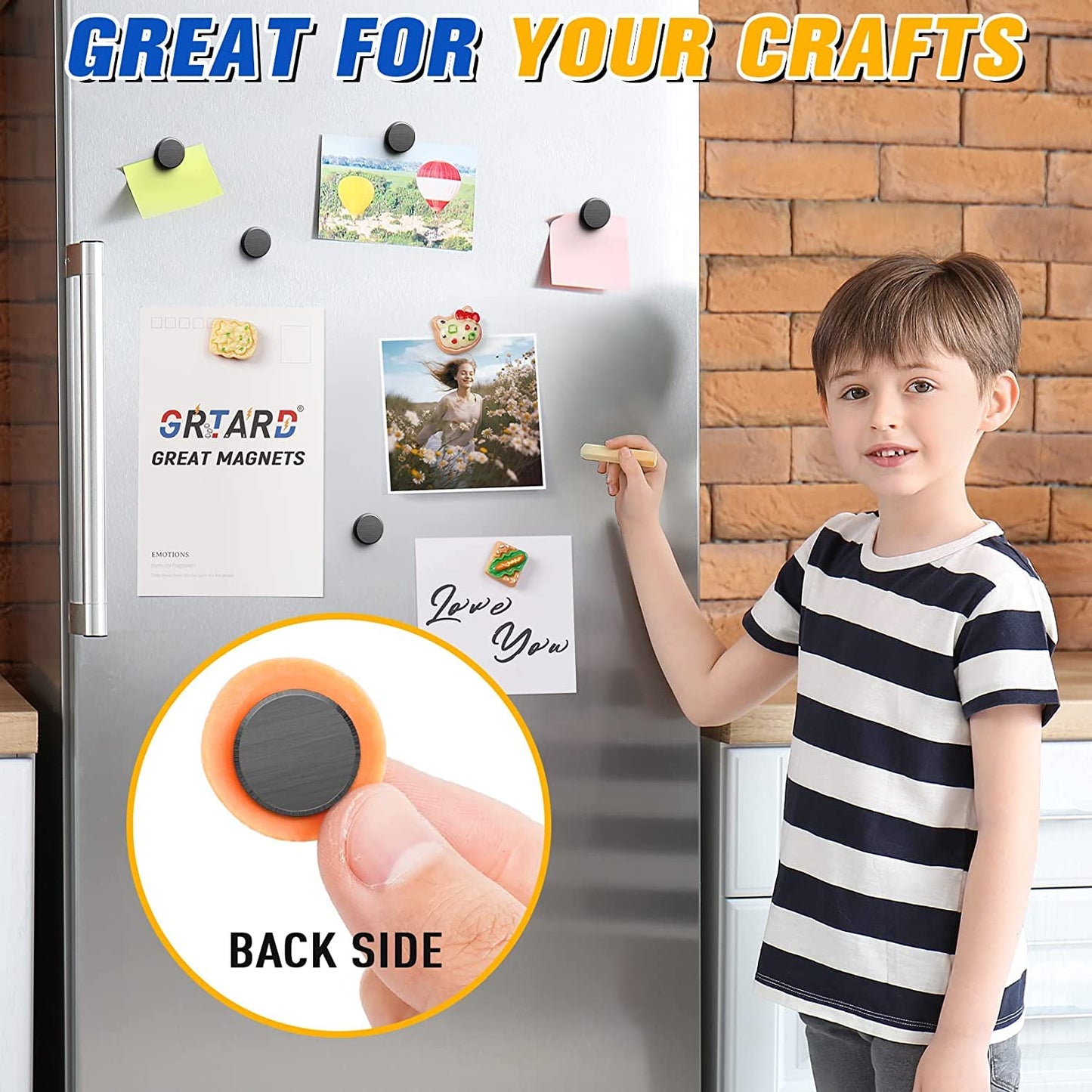 20Pcs Small Products for Crafts with Adhesive Backing, Ceramic Products Craft, round Circleproduct Perfect for Button, Craft, Hobbies, Science Projects - 0.71Inch X 0.12Inch