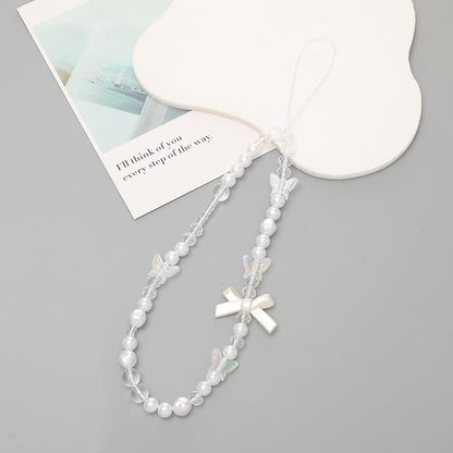 Butterfly Bow Phone Charm Aesthetic Y2K Cell Phone Charms Strap Accessories for Keychain Camera