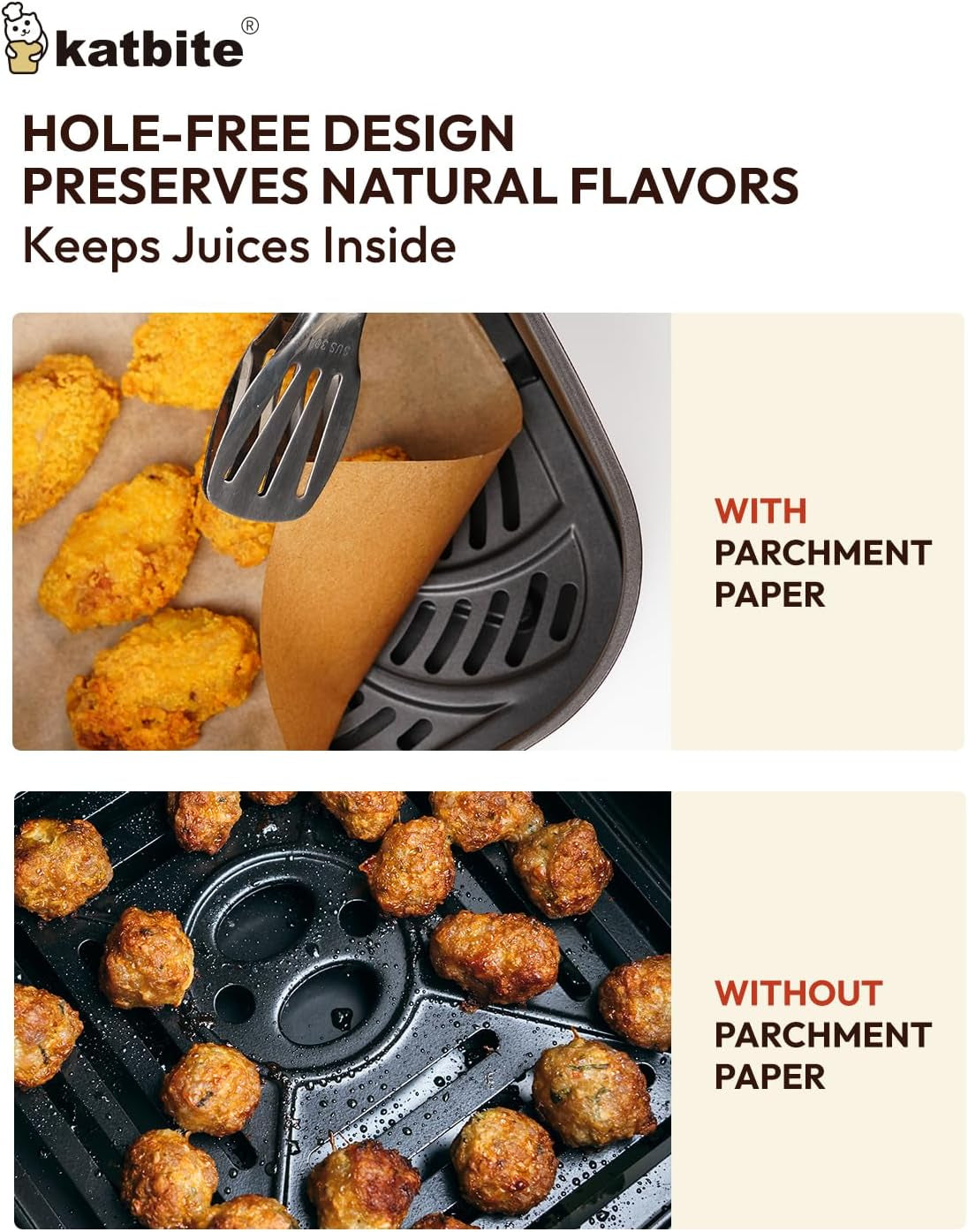 Air Fryer Disposable Paper Liners 100 Pcs, 9X11 Inch, Oil Resistant & Easy Clean, Non-Stick Rectangular Paper Sheets Basket Liner for Toaster Oven Xl Air Fryer