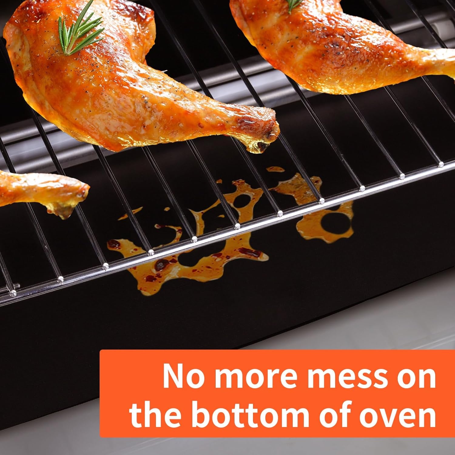 Air Fryer Oven Liners for Hamilton Beach Easy Reach 4-Slice Countertop Toaster Oven, Black Air Fryer Liners Reusable Baking Mat for Hamilton Beach 31344Da(2+2Pcs)