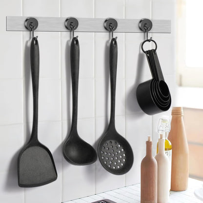 Heavy-Duty 4-Pack 110LBS Magnetic Hooks - Essential Cruise Cabin Accessories, Versatile Swivel Hooks for Kitchen, Garage, Classroom, and Grill