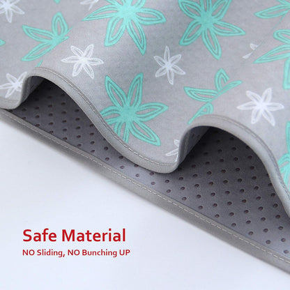 Splat Mat for under High Chair Mat, Mealtime Baby Art/Crafts/Playtime, anti Slip Waterproof Splash Machine Washable Portable Picnic Floor Feeding Table Cloth, 42X46 Inch