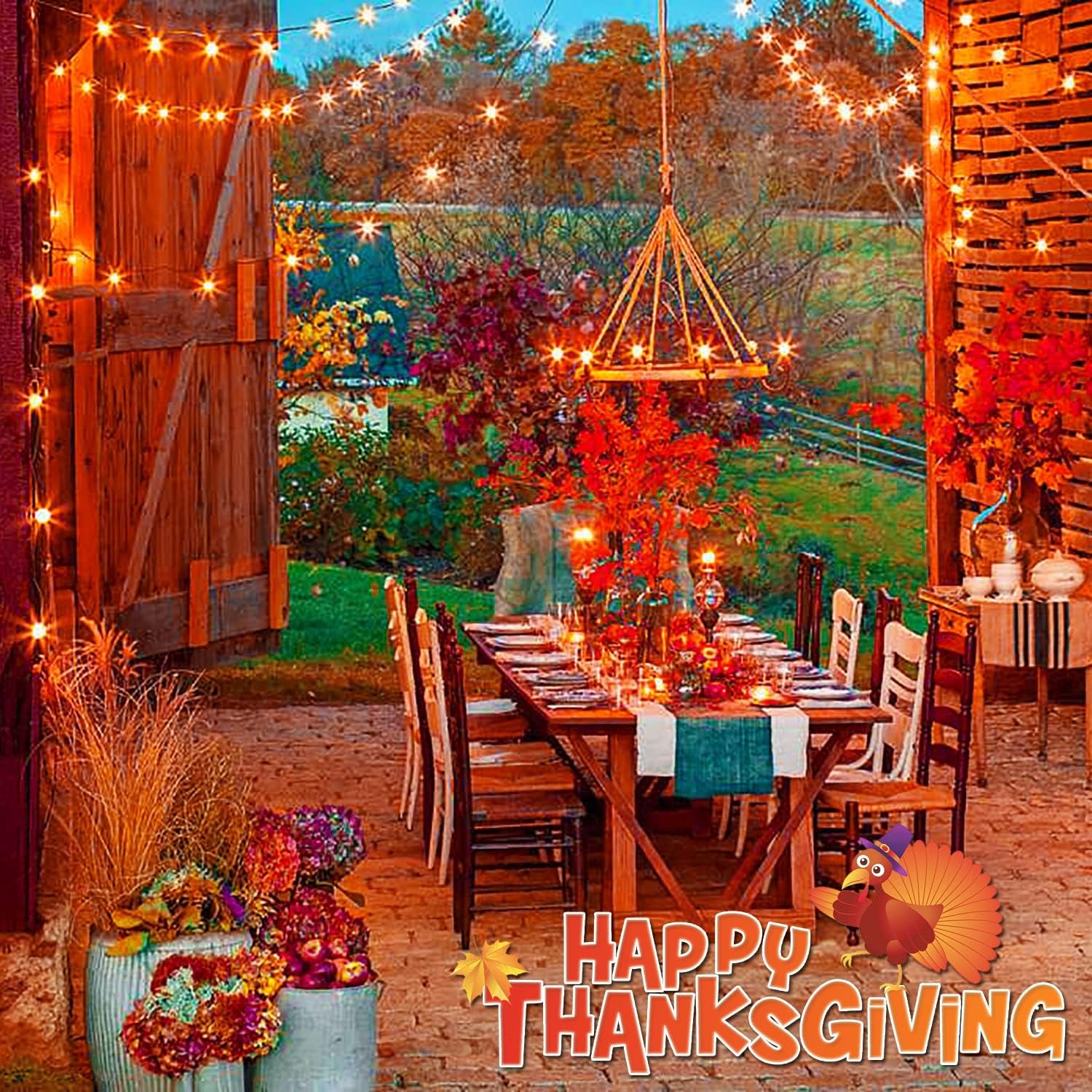 500 LED Orange Halloween Lights Outdoor, 173Ft Halloween String Lights Plug In, Waterproof 8 Modes Orange LED Light for Party House Tree Fall Thanksgiving Decorations