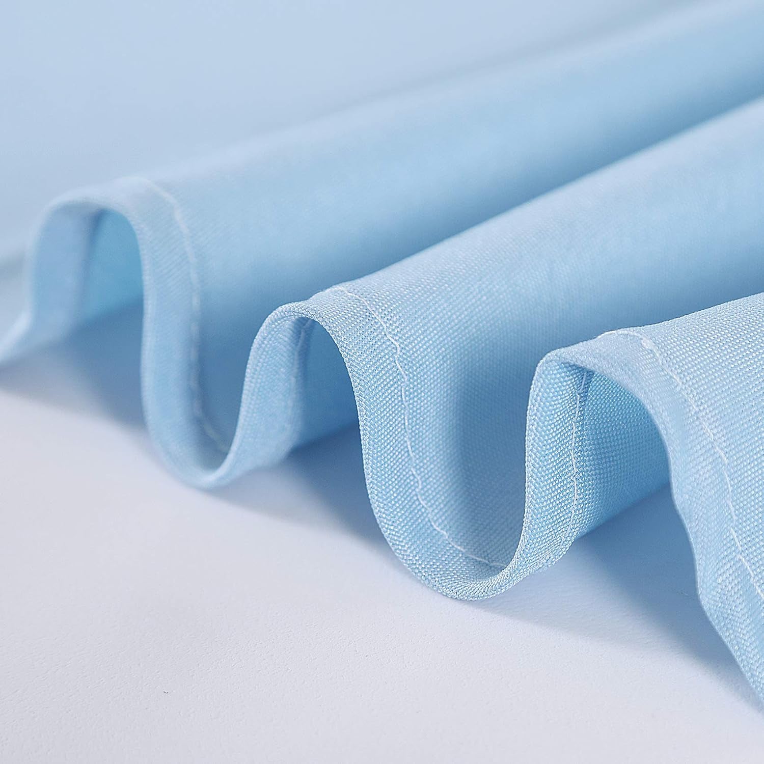 Rectangle Tablecloth 60X102 Inch Washable Polyester Fabric Table Cloth for Wedding Party Dining Banquet Decoration（60X102, Blue Mist）