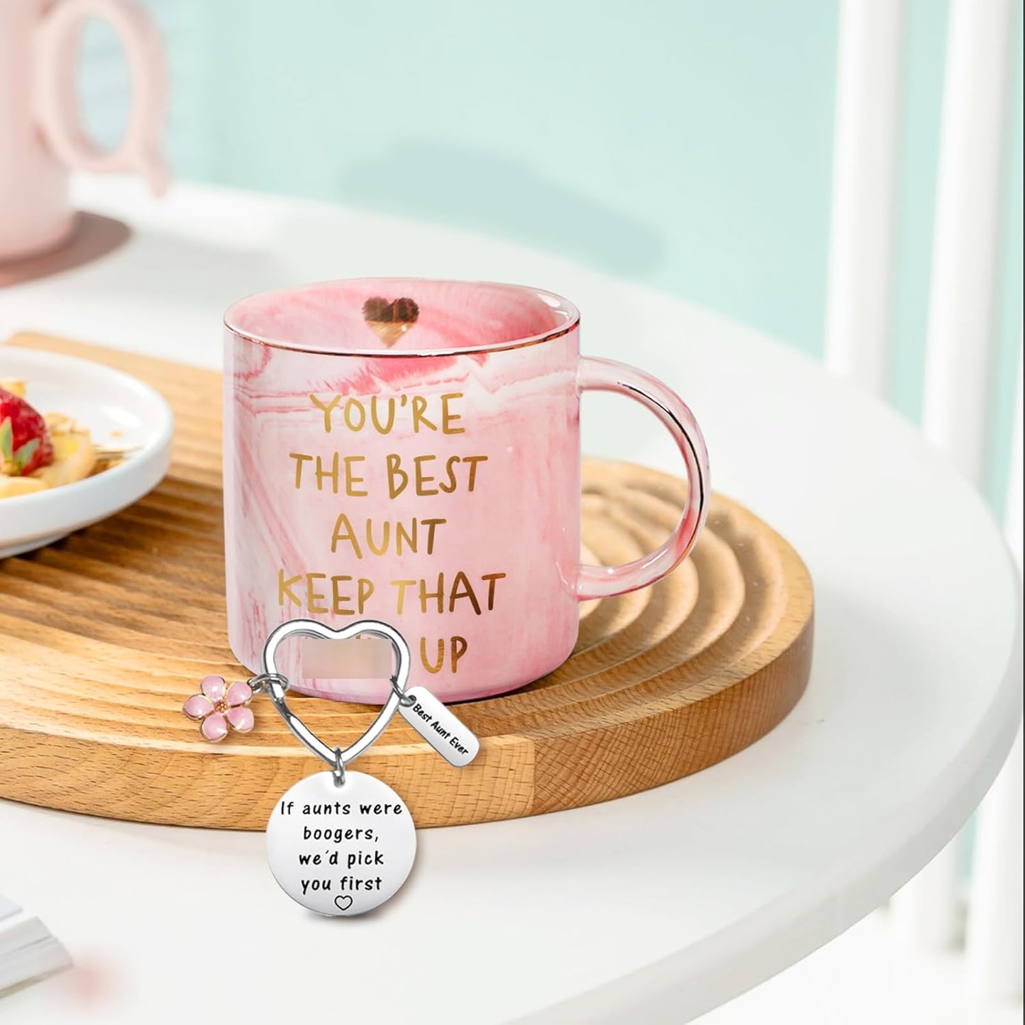 Aunt Gift Ideas, Gifts for Aunt, Aunt Gifts - Best Aunt Ever Gifts - Aunt Birthday Gift - Aunt Gifts from Niece, Nephew, Aunt Christmas Gifts - Gifts for New Aunt, to Be Aunt - Favorite Aunt Mug