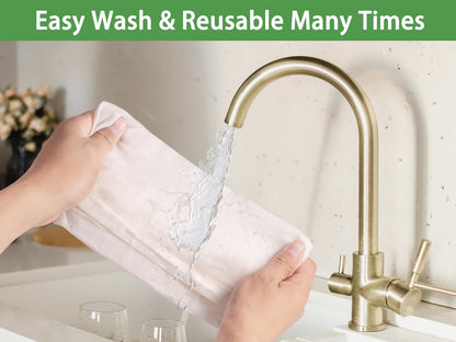 Organic Cheese Cloths, GOTS Certified, Grade 100, 36X36Inch, Reusable Cheese Cloth with Closed Edges Fabric Fine Mesh Cloth, Unbleached Cotton Muslin Cheesecloth for Straining,Cooking,Crafts - 9 Sq.Ft