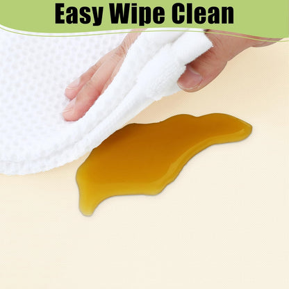 Beige Waterproof Disposable Tablecloths - 6 Pack, 54 x 108 Inch Rectangular Covers for Events, Durable and Leakproof Plastic Table Covers